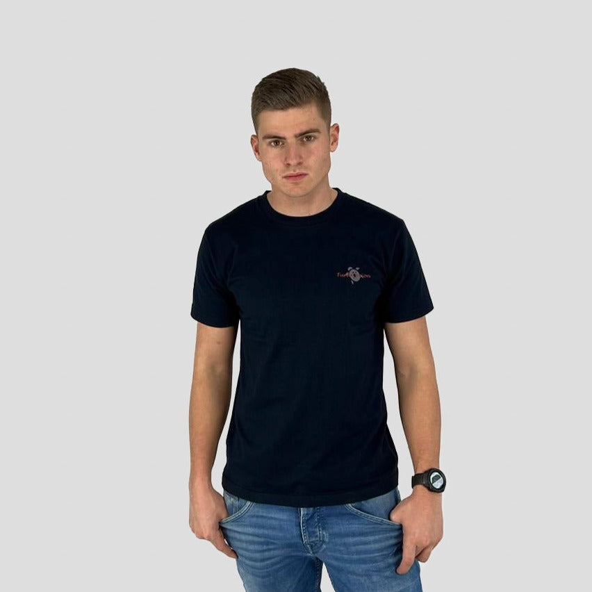 Navy Blue Unisex T-Shirt met logo
